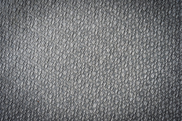 Grey and black leather cotton texture