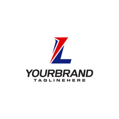 unique logo that forms the letter L matches your company. logo inspiration L