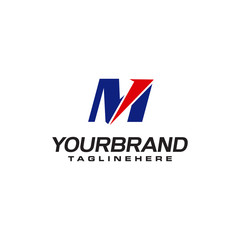 unique logo that forms the letter M matches your company. logo inspiration M