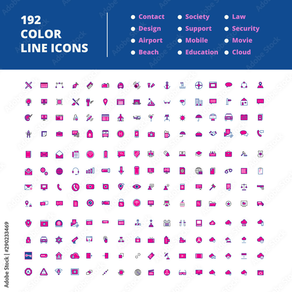Poster illustration for web background design. vector graphic set. flat style color vector illustration.