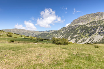 Landscape near The Fish Lakes, Rila mountain, Bulgaria