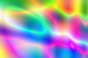 Liquid background blue pink green