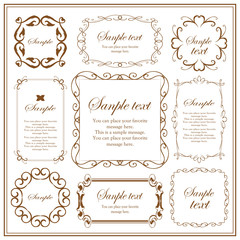 ゴージャスでアンティーク調のフレームデザイン