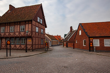 Fototapeta na wymiar houses in norway