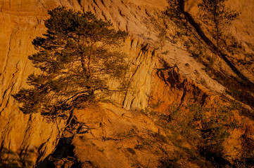 Provence , Rustrel , the colorado provencal , France.