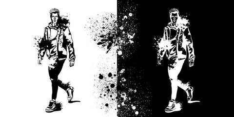 Fototapeta premium Modele wektorowe mężczyzn