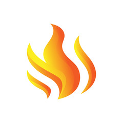 Fire flames logo vector illustration design template. vector fire flames sign illustration isolated. fire icon	