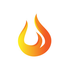 Fire flames logo vector illustration design template. vector fire flames sign illustration isolated. fire icon	
