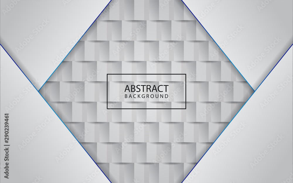 Poster white abstract background texture. vector background 3d paper art style can be used in modern cover 