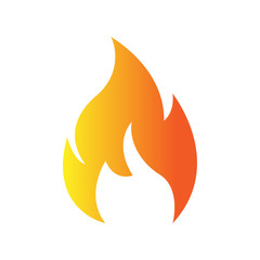 Fire flame logo vector illustration design template. vector fire flames sign illustration isolated. fire icon	