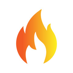 Fire flame logo vector illustration design template. vector fire flames sign illustration isolated. fire icon	