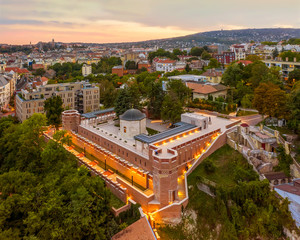 Naklejka premium Tomb of Gul baba in budapest. Turkish memorial monument