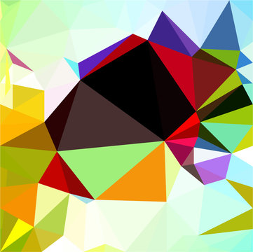 triangle pattern Background Vector Illustration © Spsdesigns
