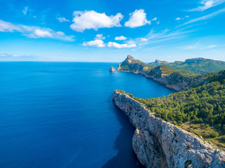 Capo formentor, Mallorca, Spanien, an einem sonnigen Sommertag