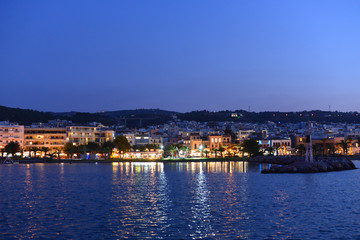 Sonnenuntergang venezianischer Hafen Rethymno/ Kreta