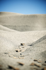 Arid landscape view