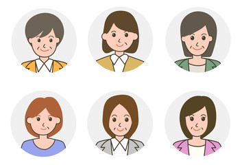 人物_アイコン_女性