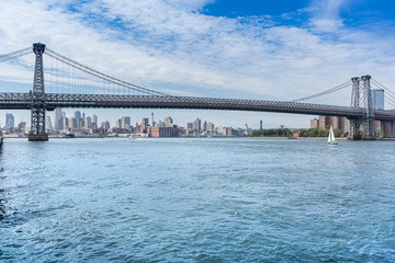 New York, Brooklyn, East River, Williamsburg Bridge, Manhattan