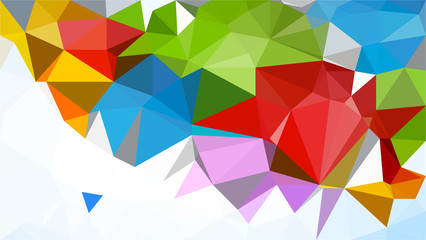 abstract background with triangles