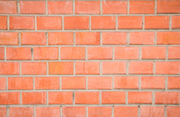 brick wall background. brick house. red wall.