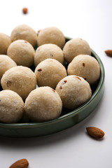 Rava Laddu or Semolina Laddoo Or Rawa Ladu, a popular sweet dish from Maharashtra, India