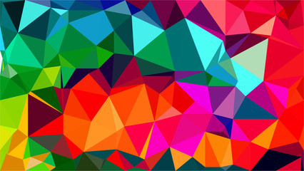 Polygon background illustration vector design