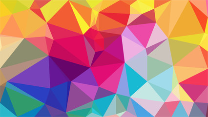 Fototapeta premium Polygon background illustration vector design