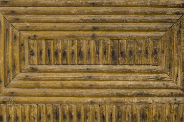 texture of old wood. old wooden boards. clogged with nails.