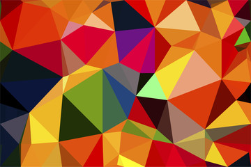 Polygon background illustration vector design