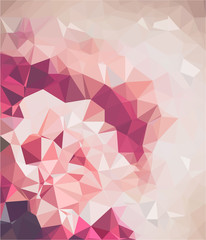 Polygon background illustration vector design