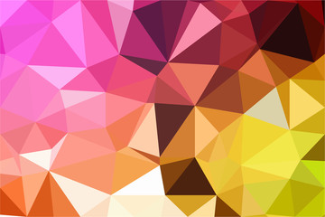 Obraz premium Polygon background illustration vector design