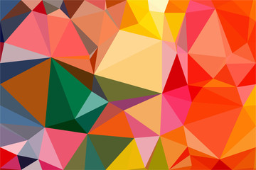Polygon background illustration vector design