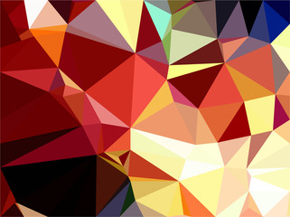Polygon background illustration vector design