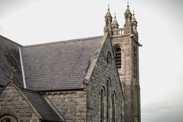 Fototapeta premium Detail architecture of the Assumption church in Howth, Ireland