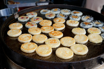 red bean cake in vegetarian festival phuket