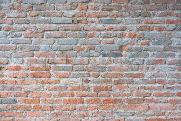 Brick wall vintage background texture,Abstract background material of industry building construction for dark retro background