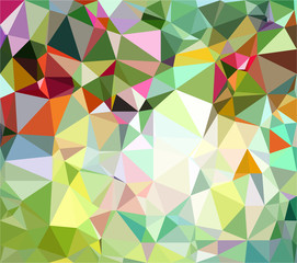 Polygon background illustration vector design