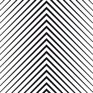 Abstract seamless background. Black geometric shevron lines