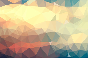 Polygon background illustration vector design
