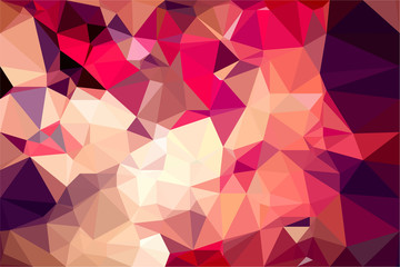 Polygon background illustration vector design