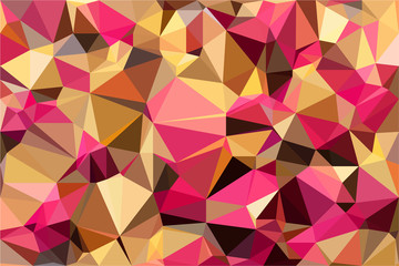 Polygon background illustration vector design