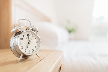 Alarm clock morning wake-up time - obrazy, fototapety, plakaty