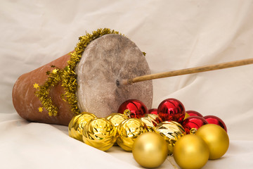 Spanish popular instrument used at Christmas: zambomba