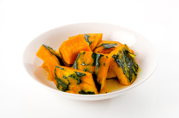 蒸かしカボチャ