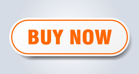 buy now sign. buy now rounded orange sticker. buy now