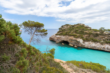 Fototapeta na wymiar Cala S'Almonia Beach | Cala Llombards | Cala del Moro | Mallorca | Spanien