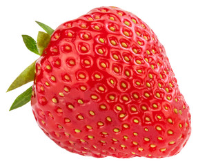 Strawberry isolated on white background. Clipping Path