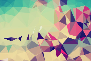Fototapeta premium Polygon background illustration vector design