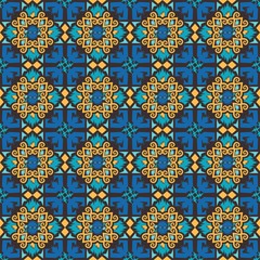 seamless pattern of borneo batik style. traditional Indonesian fabric motif. vector design inspiration. Creative textile background for fashion or cloth. culture motif of dayak