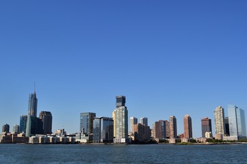 Fototapeta na wymiar view from Hudson River